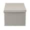 Household Essentials Canvas Storage Box with Lid